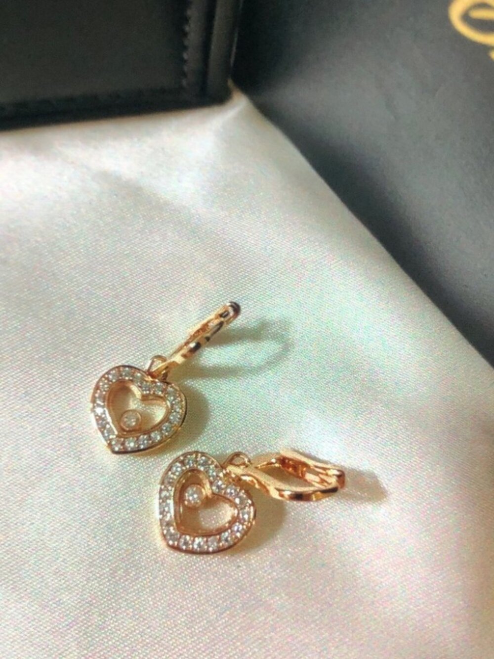 Chopard Rose Gold Heart Earrings